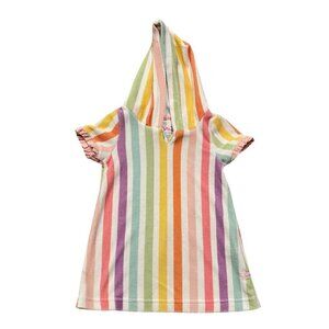 RuffleButts Rainbow Stripe Swimsuit Cover-up - Size 12-18 months - Excellent!